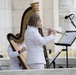 Navy Band Flute and Harp Duo Performs at Memorial Day Observance