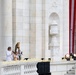 Navy Band Flute and Harp Duo Performs at Memorial Day Observance