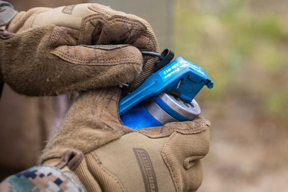 U.S. Marines, 2nd Bn., 5th Marines conduct non-lethal weapons course