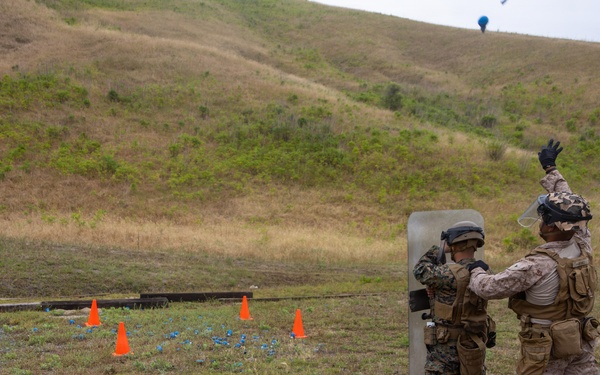 U.S. Marines, 2nd Bn., 5th Marines conduct non-lethal weapons course
