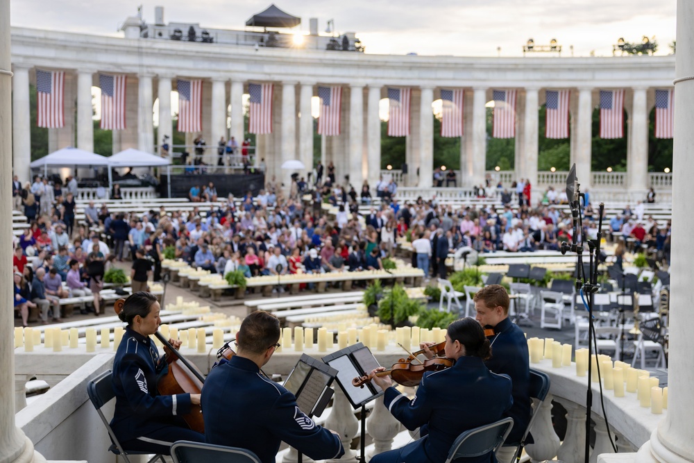 Air Force Band String Quartet Performs at Memorial Day Observance