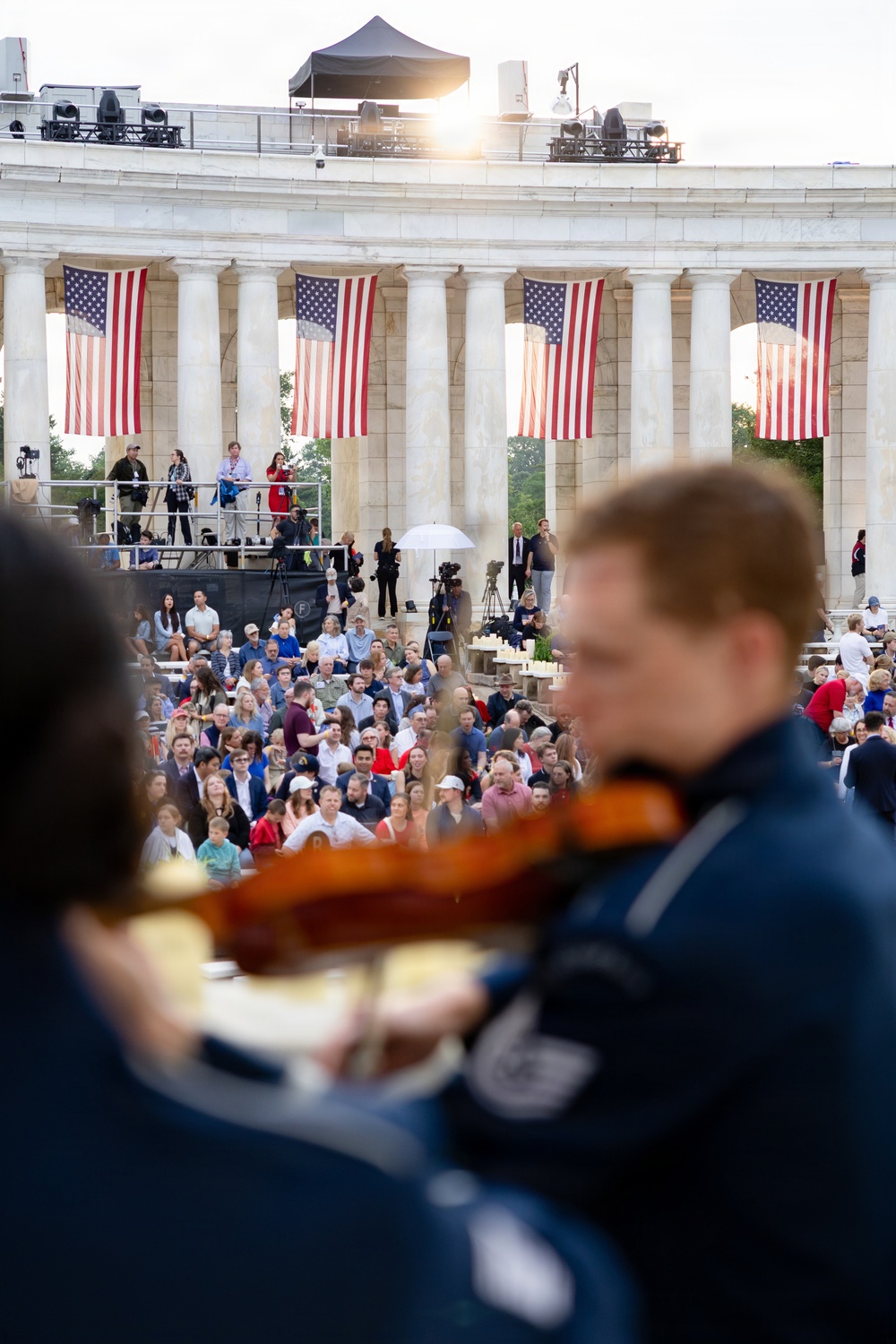Air Force Band String Quartet Performs at Memorial Day Observance