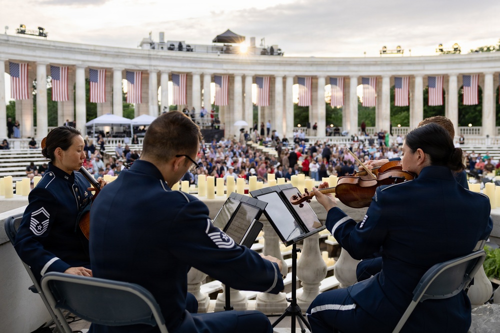 Air Force Band String Quartet Performs at Memorial Day Observance