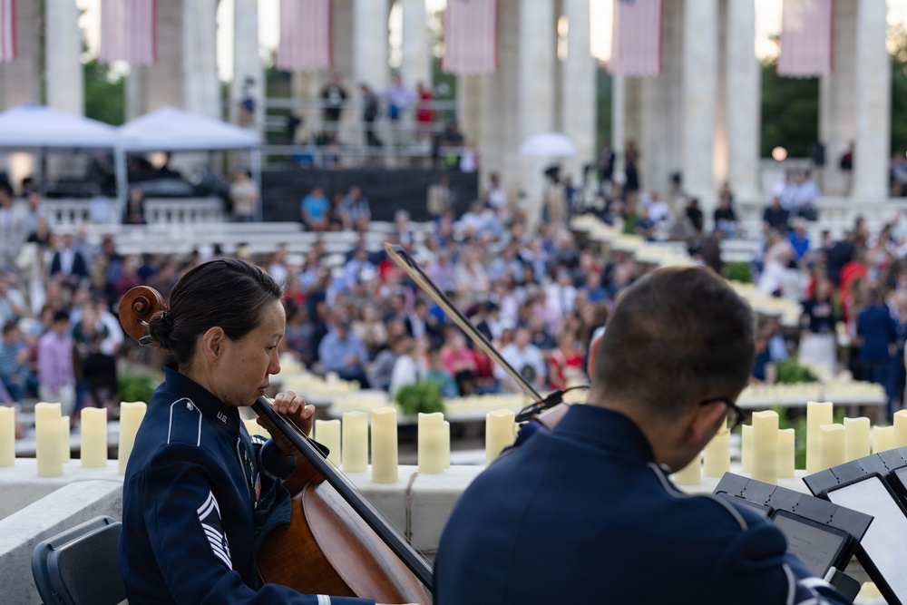 Air Force Band String Quartet Performs at Memorial Day Observance