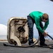 Abraham Lincoln Conducts Flight Deck Maintenance