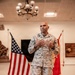 Sgt. Maj. Carlos A. Ruiz speaks to local veterans and military families at MCAGCC