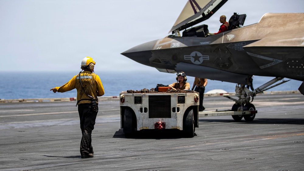 Abraham Lincoln Conducts Flight Operations