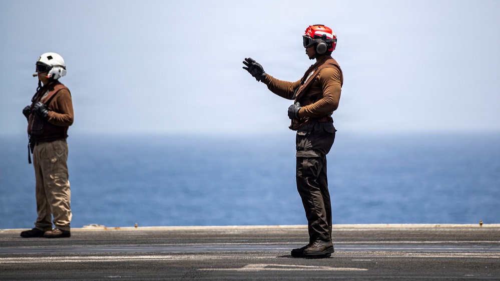 Abraham Lincoln Conducts Flight Operations