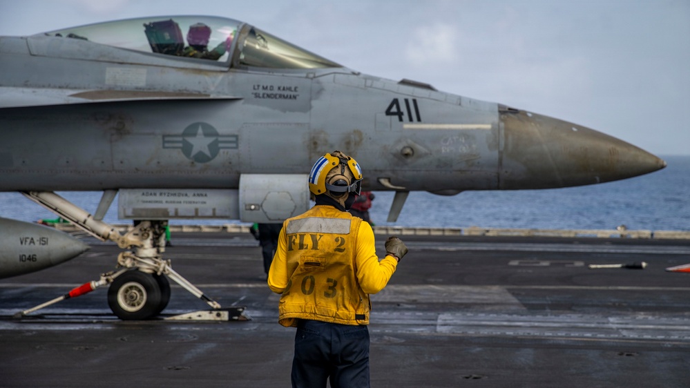 Abraham Lincoln Conducts Flight Operations