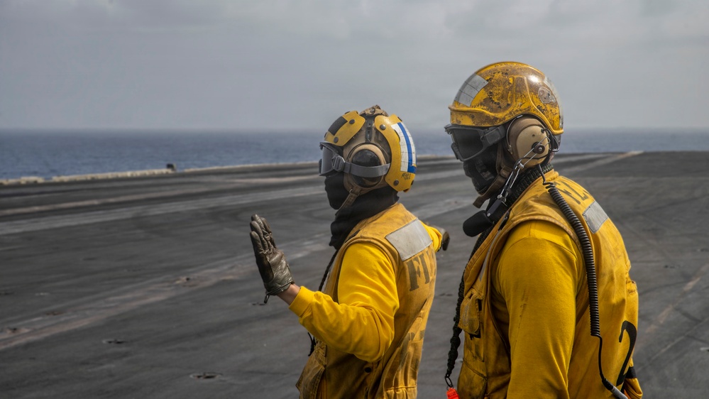 Abraham Lincoln Conducts Flight Operations