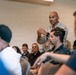 Sgt. Maj. Carlos A. Ruiz speaks to local veterans and military families at MCAGCC
