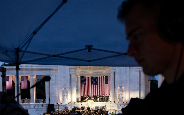 Technical Support Group Behind the Scenes at Memorial Day Observance