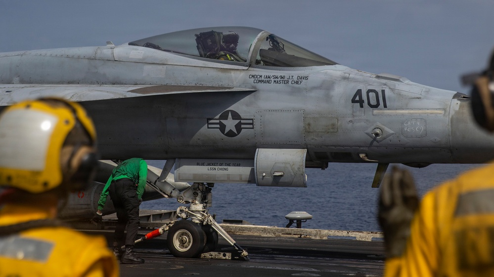 Abraham Lincoln Conducts Flight Operations