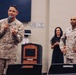 Sgt. Maj. Carlos A. Ruiz speaks to local veterans and military families at MCAGCC