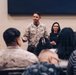Sgt. Maj. Carlos A. Ruiz speaks to local veterans and military families at MCAGCC