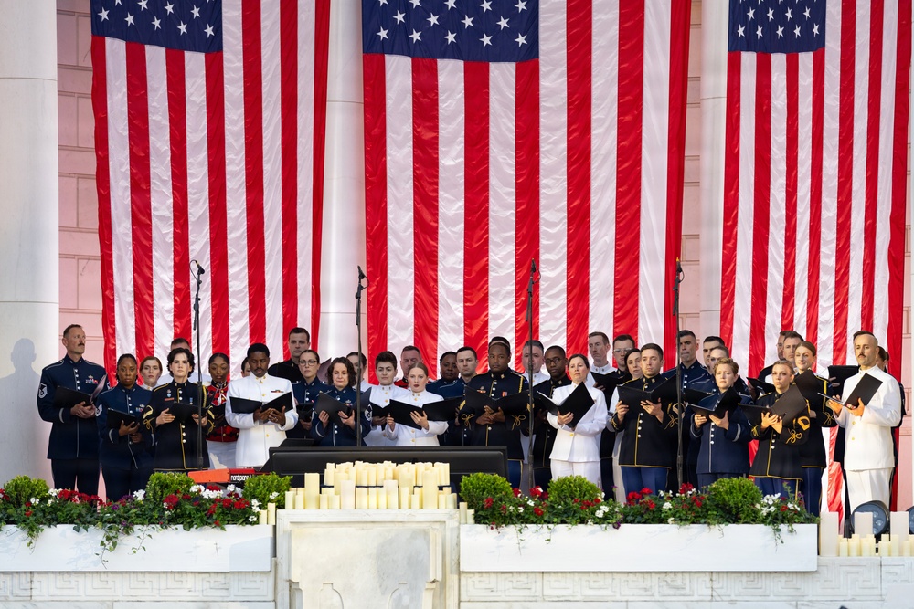 The U.S. Army Orchestra and Joint Armed Forces Chorus Perform at Memorial Day Observance