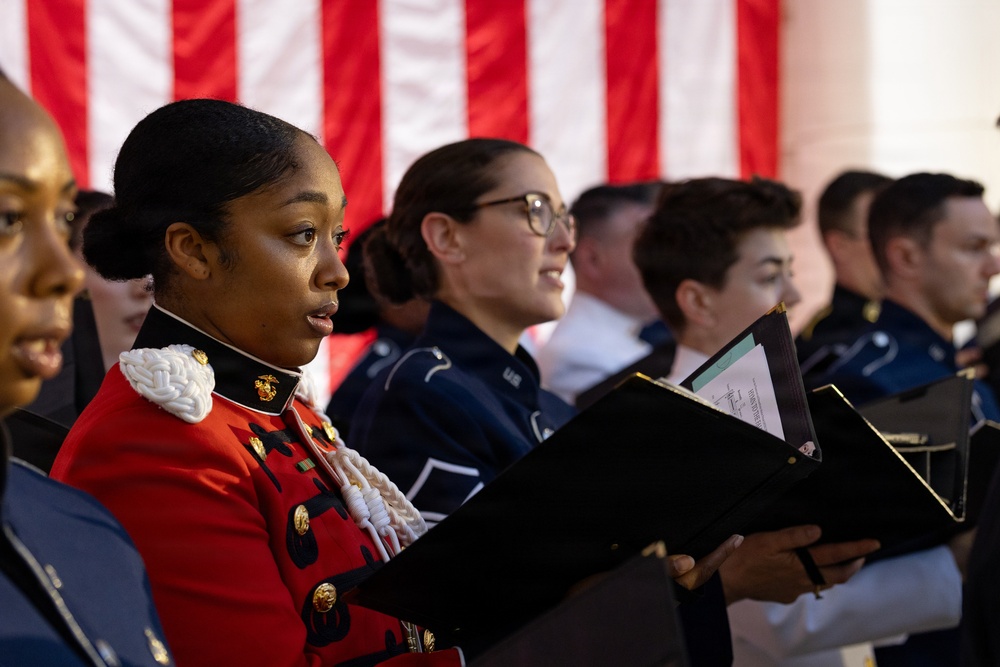 The U.S. Army Orchestra and Joint Armed Forces Chorus Perform at Memorial Day Observance