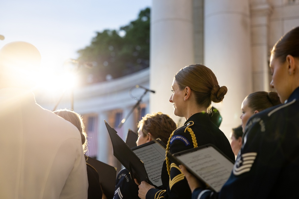 The U.S. Army Orchestra and Joint Armed Forces Chorus Perform at Memorial Day Observance
