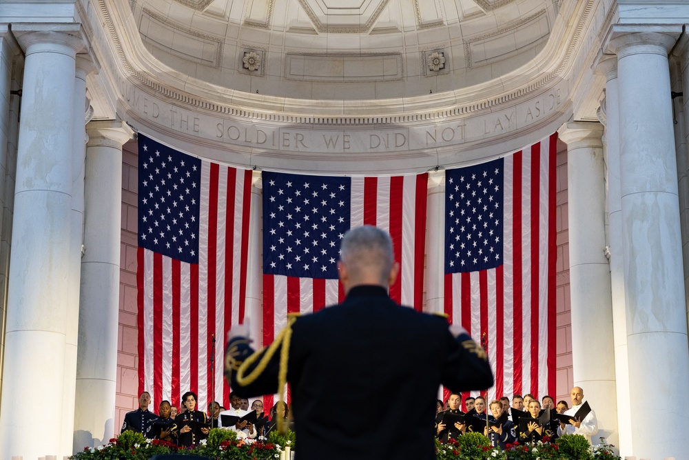 The U.S. Army Orchestra and Joint Armed Forces Chorus Perform at Memorial Day Observance