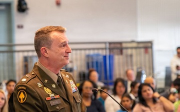 Camp Parks and Dublin Unified School District Celebrate Historic Purple Star School Milestone