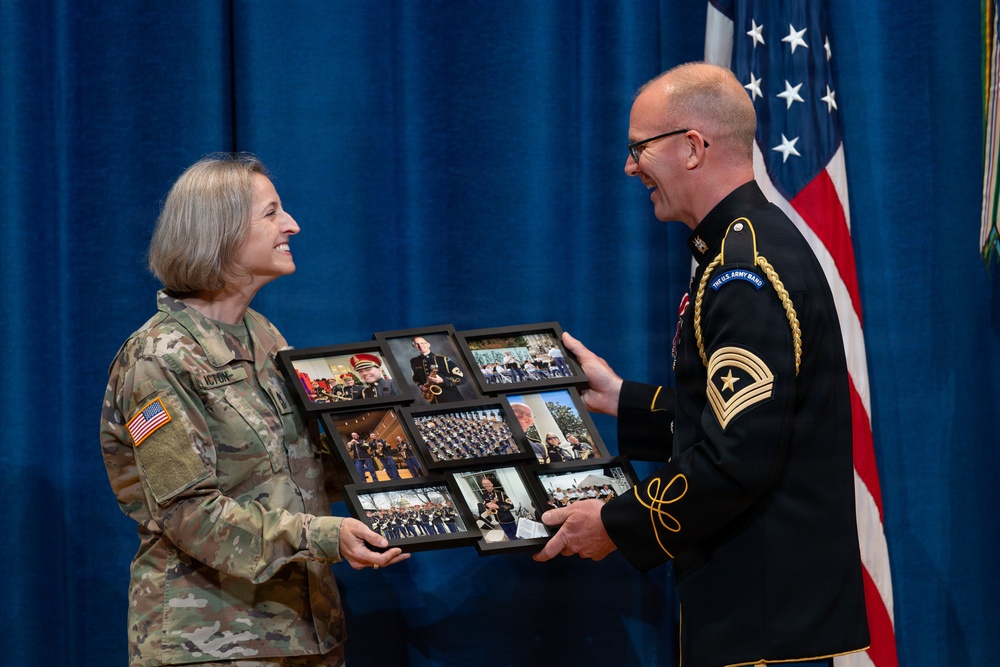 The Retirement Ceremony of Sgt. Major Steven Ticknor