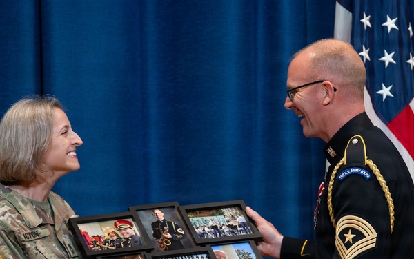 The Retirement Ceremony of Sgt. Major Steven Ticknor