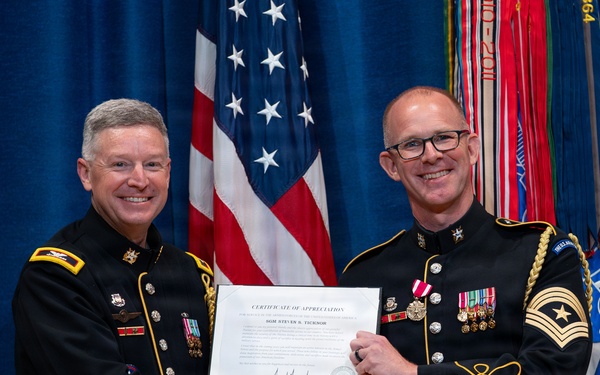 The Retirement Ceremony of Sgt. Major Steven Ticknor