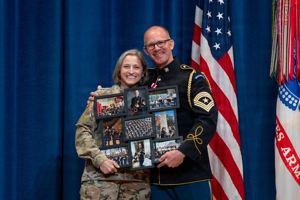 The Retirement Ceremony of Sgt. Major Steven Ticknor