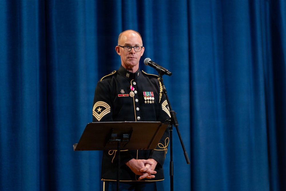 The Retirement Ceremony of Sgt. Major Steven Ticknor