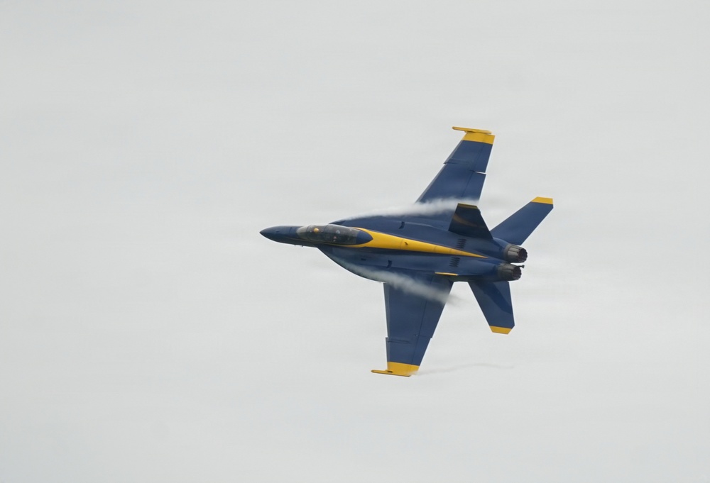 Blue Angels fly at the 193rd SOW's Bollen Air-to-Ground Range