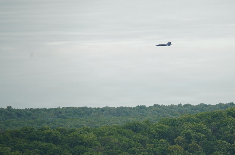 Blue Angels fly at the 193rd SOW's Bollen Air-to-Ground Range