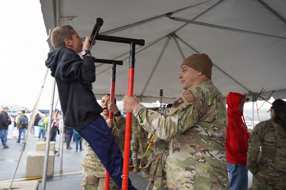 193rd SOW Airmen recruit during air show