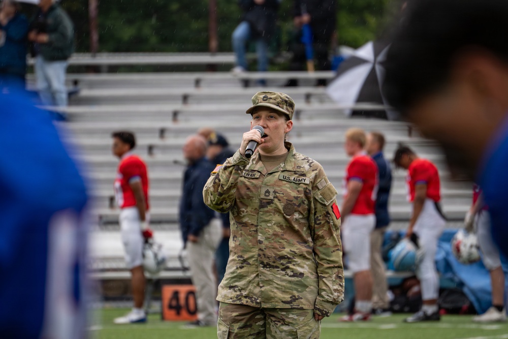 28th ID band member sings national anthem at all-star game
