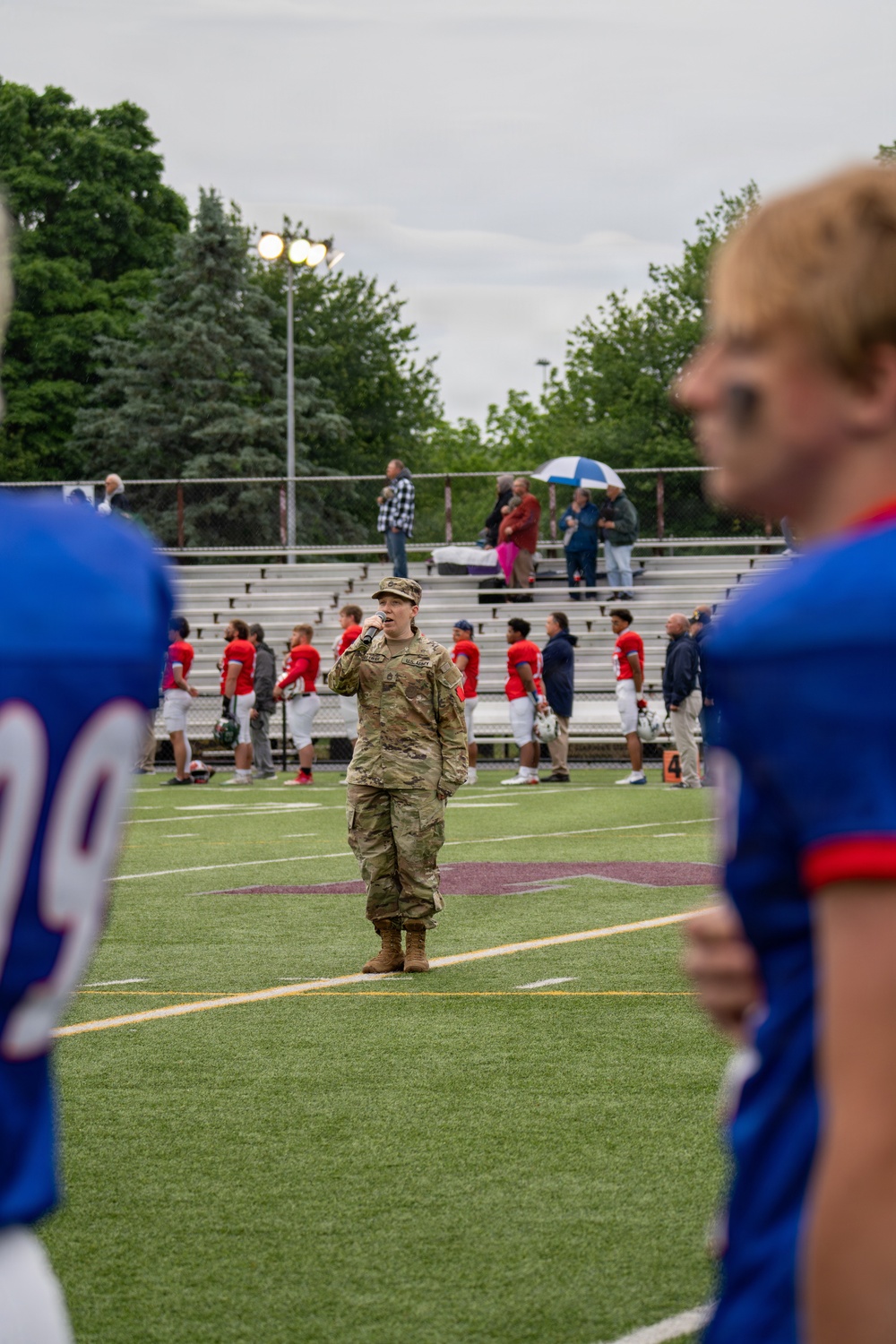 28th ID band member sings national anthem at all-star game