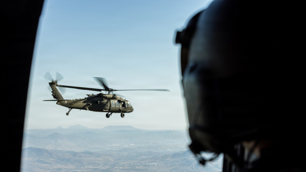 JTF-SB Marines, soldiers fly into CASEVAC drill