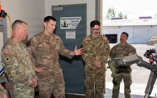 TAG visits 142nd Wing