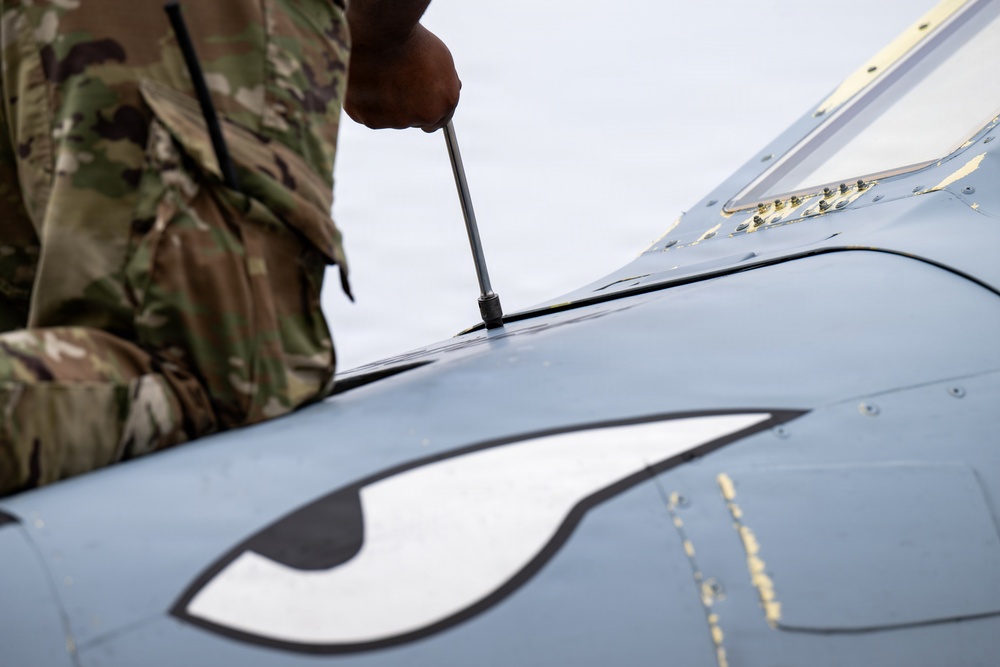 Moody Integrates First Refueling Probe on A-10