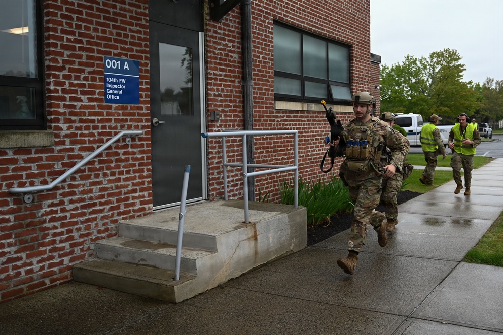 104th Fighter Wing sharpens readiness during Major Aircraft Response Exercise