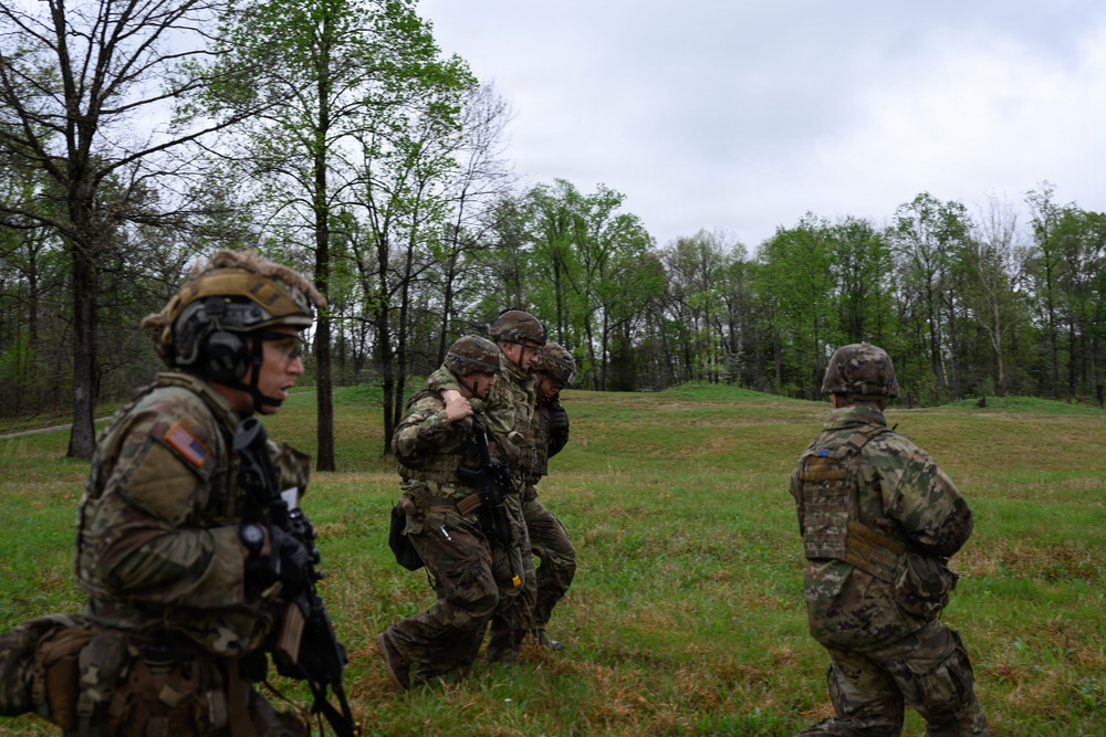 1-151 Infantry Regiment conduct training