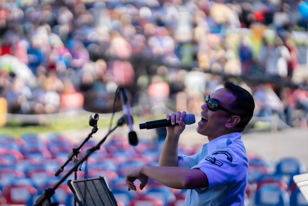 USAF bands perform in Kansas City during Memorial Day weekend