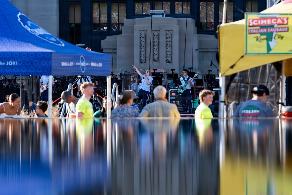 USAF bands perform in Kansas City during Memorial Day weekend