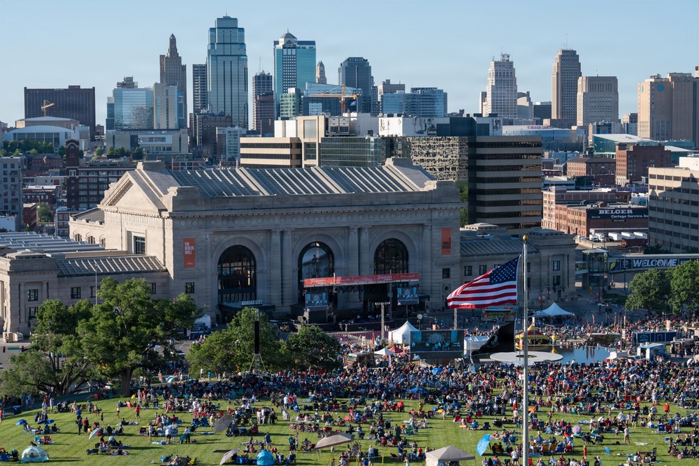 USAF bands perform in Kansas City during Memorial Day weekend