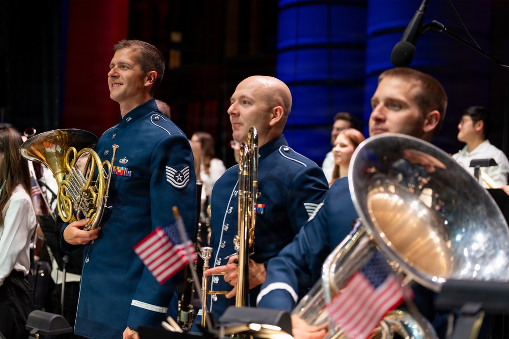 USAF bands perform in Kansas City during Memorial Day weekend