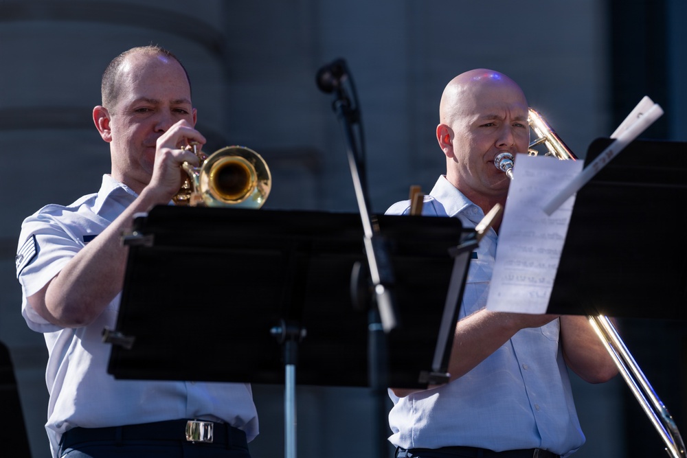 USAF bands perform in Kansas City during Memorial Day weekend