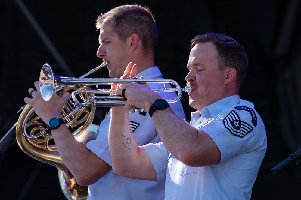 USAF bands perform in Kansas City during Memorial Day weekend