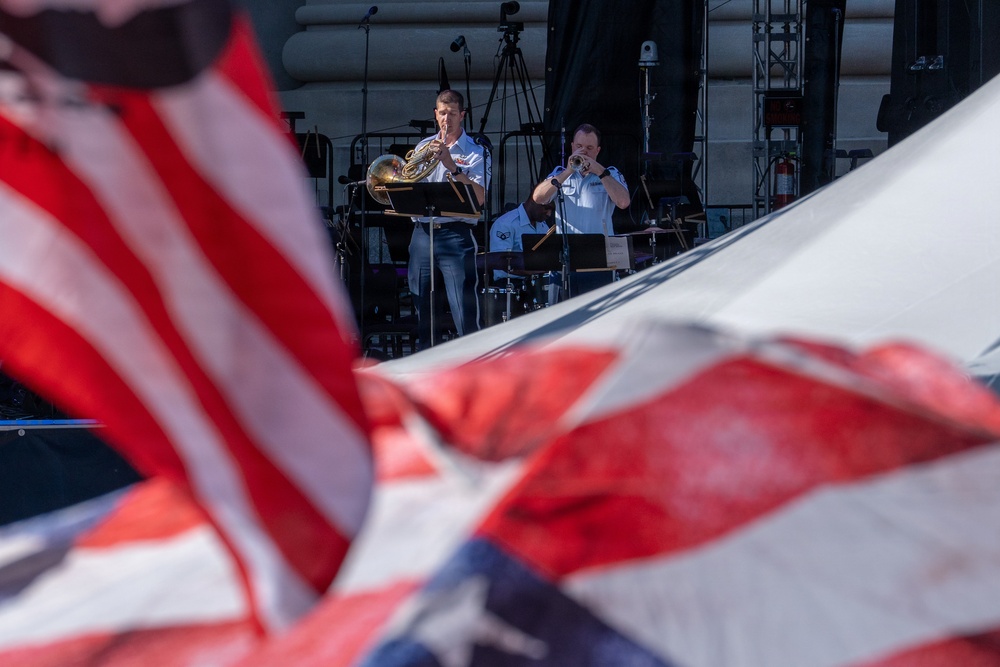 USAF bands perform in Kansas City during Memorial Day weekend