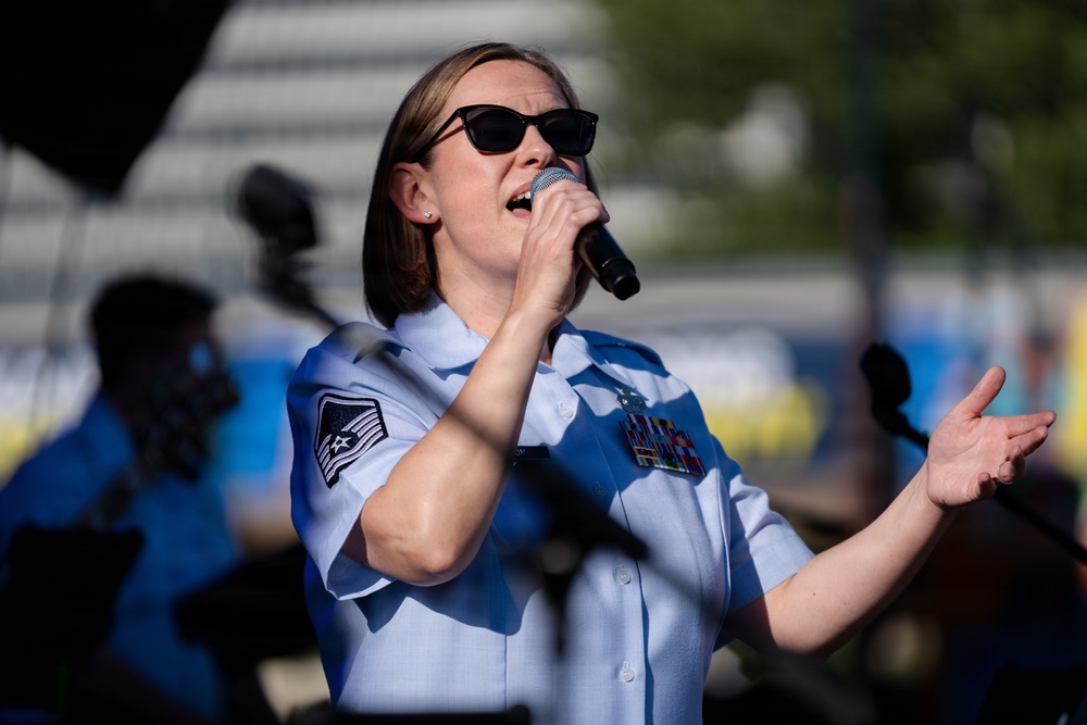 USAF bands perform in Kansas City during Memorial Day weekend