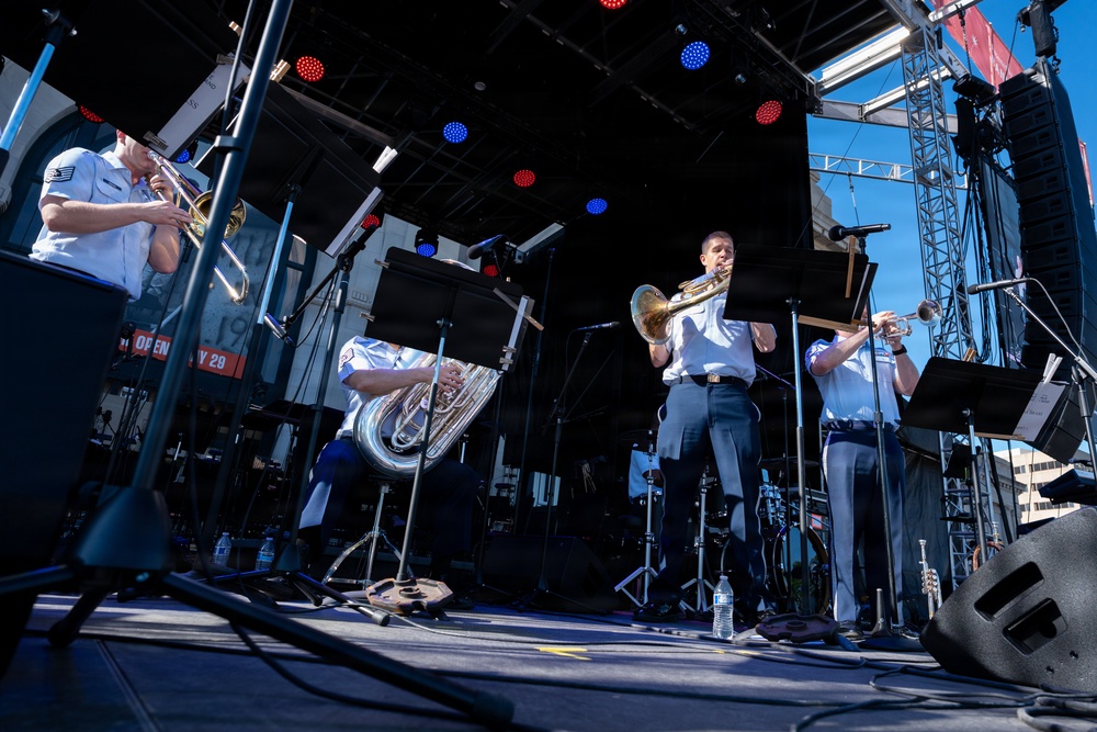USAF bands perform in Kansas City during Memorial Day weekend