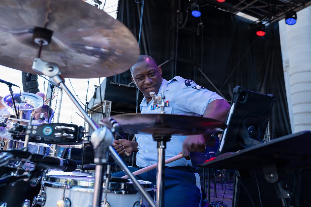 USAF bands perform in Kansas City during Memorial Day weekend