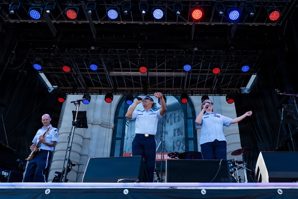 USAF bands perform in Kansas City during Memorial Day weekend